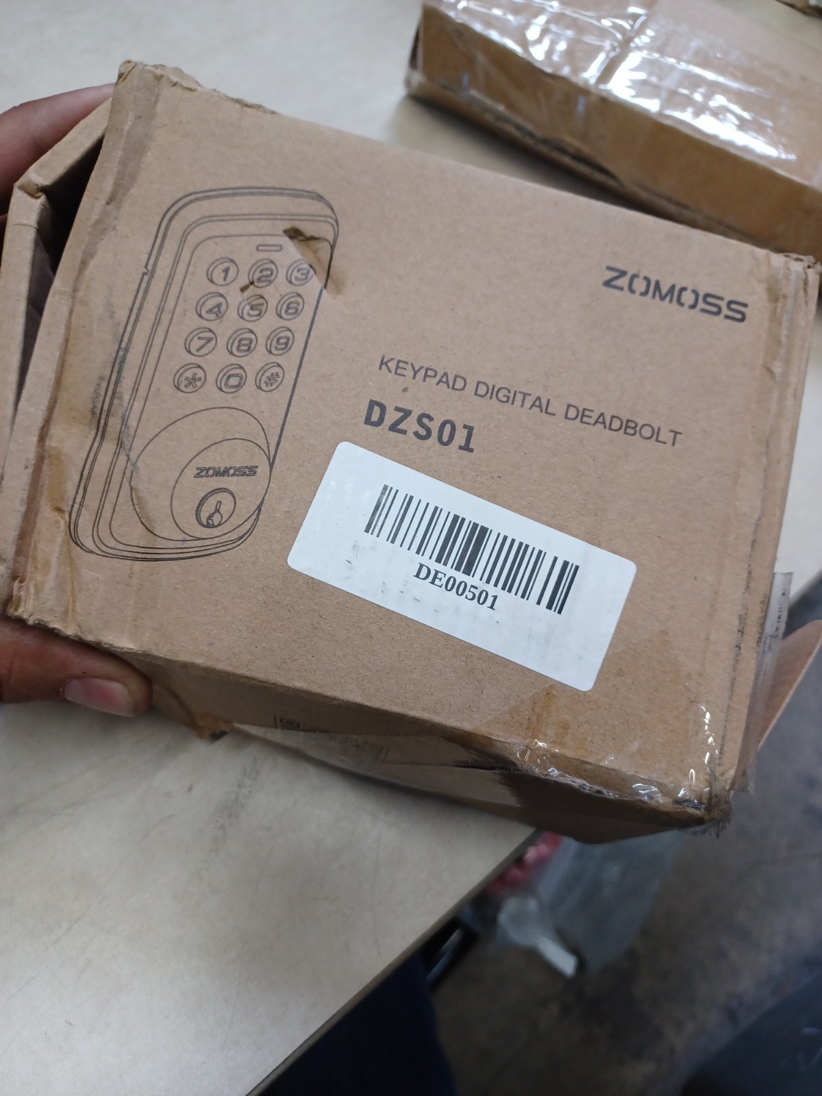 Zomoss Keypad Digital Deadbolt DZS01 Satin Nickel