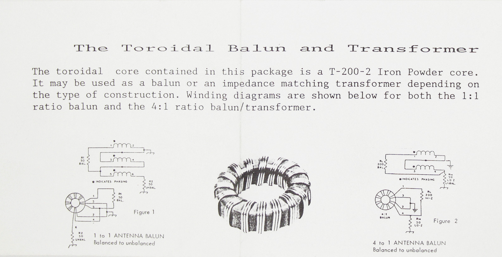 Toroidal Balun and Transformer Kit