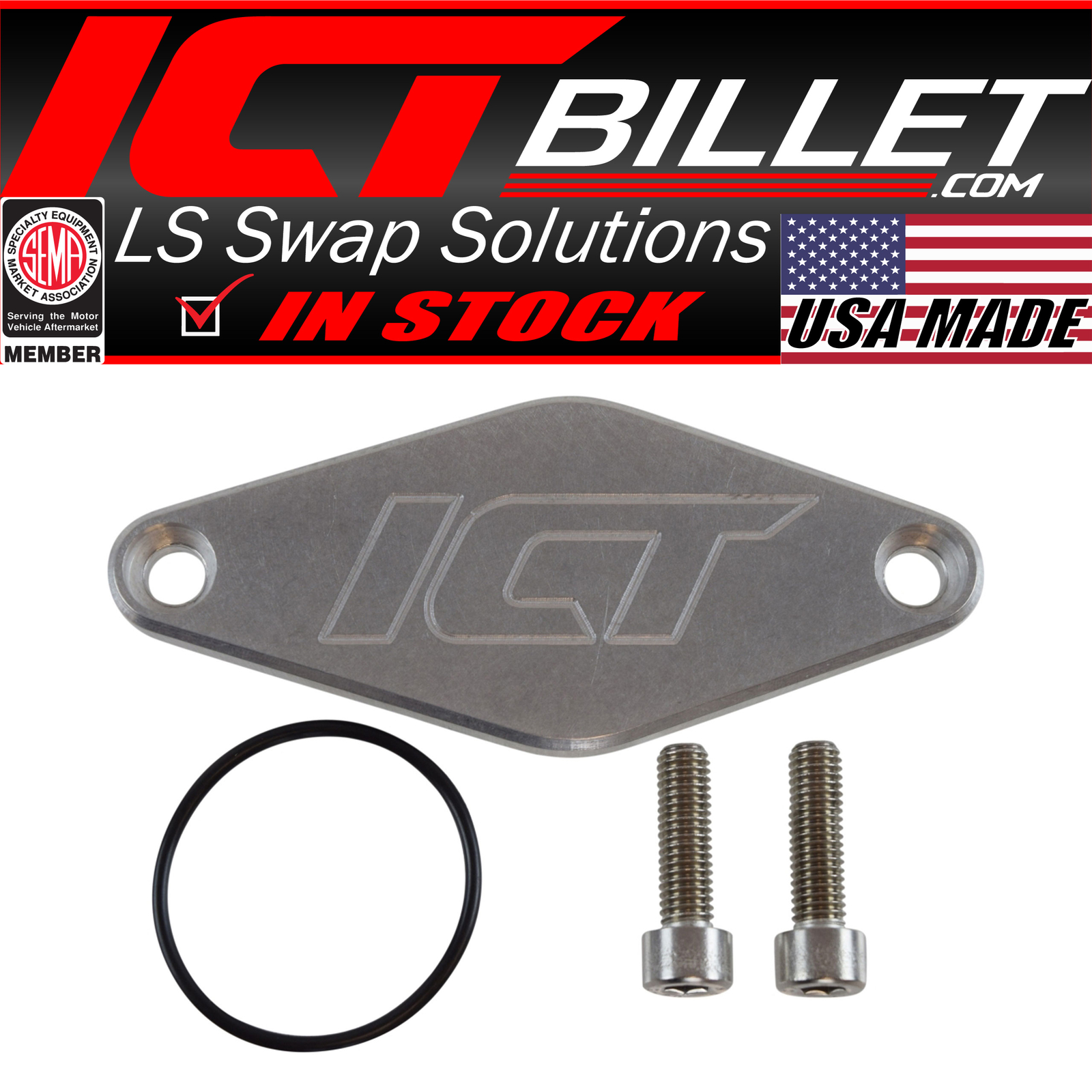 ICT Billet LT Gen V - Fuel Pump Plate Direct Injection LT1 LT4 L83 L86 LV3