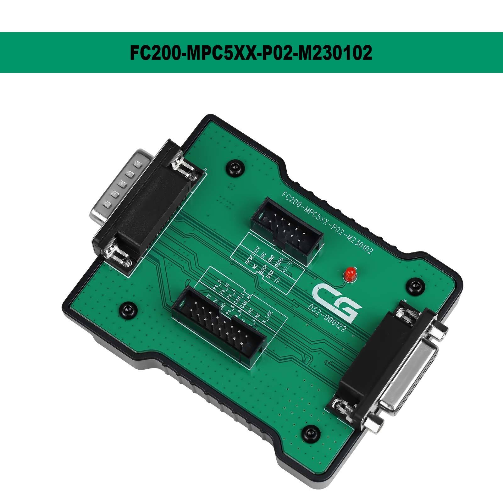 2026 CG FC200 MPC5XX Adapter FC200-MPC5XX-P02-M230102 For BOSCH Read/Write Data