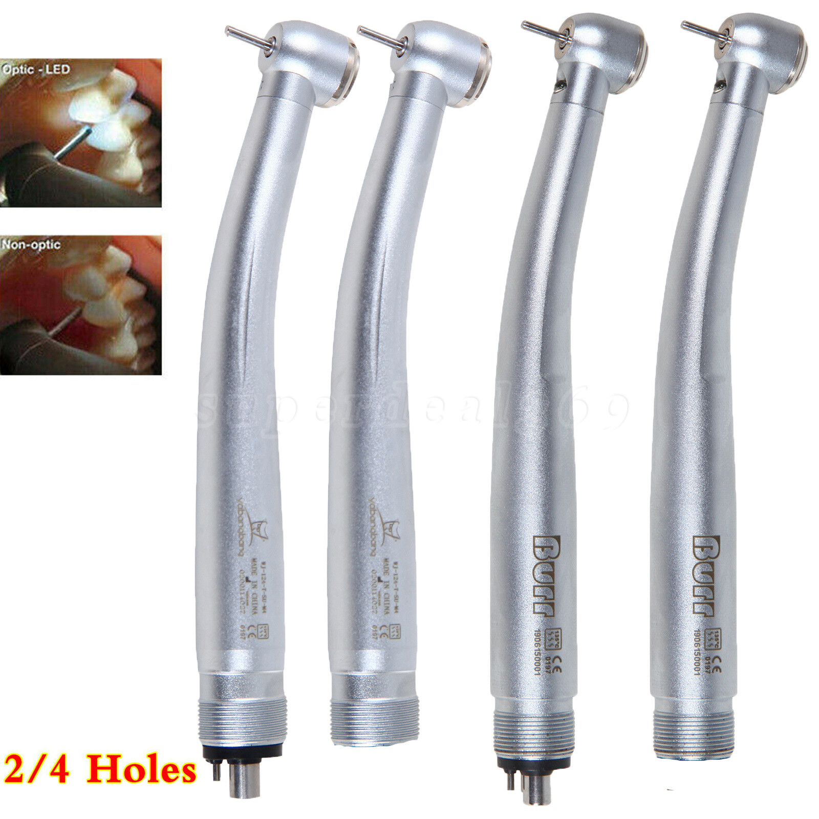 NSK/Kavo Style Dental LED E-generator /No-LED High Speed Turbine Handpiece kv
