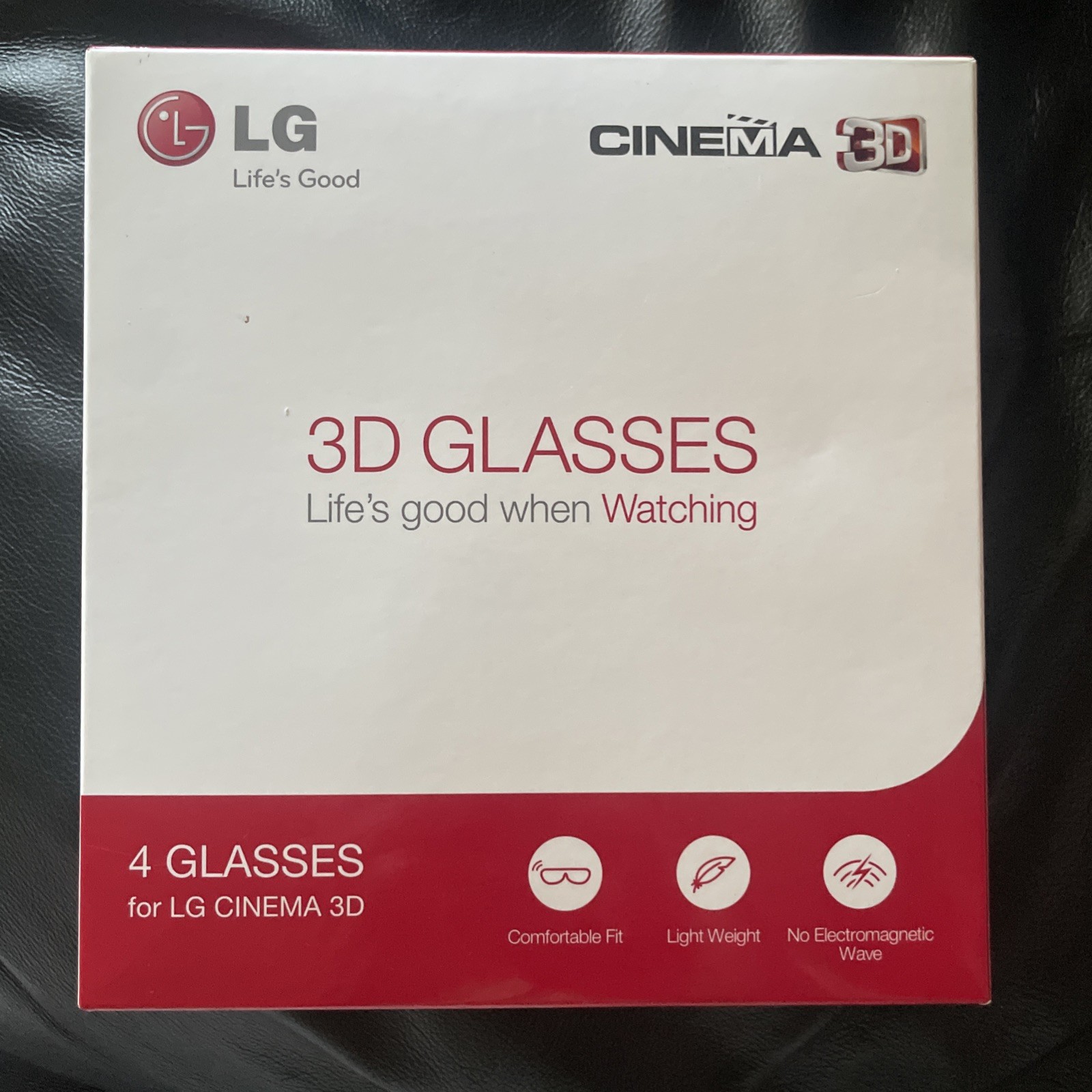 LG Cinema 3D GLASSES AG-F310 UHD 4k LED LCD 4 Pairs - NEW