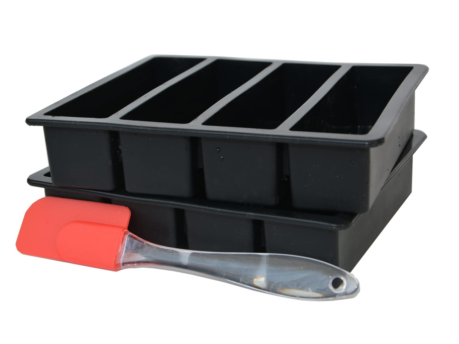 Silicone Ice Cube Tray for Water Bottles || Silicone Butter Molds with Spatul...