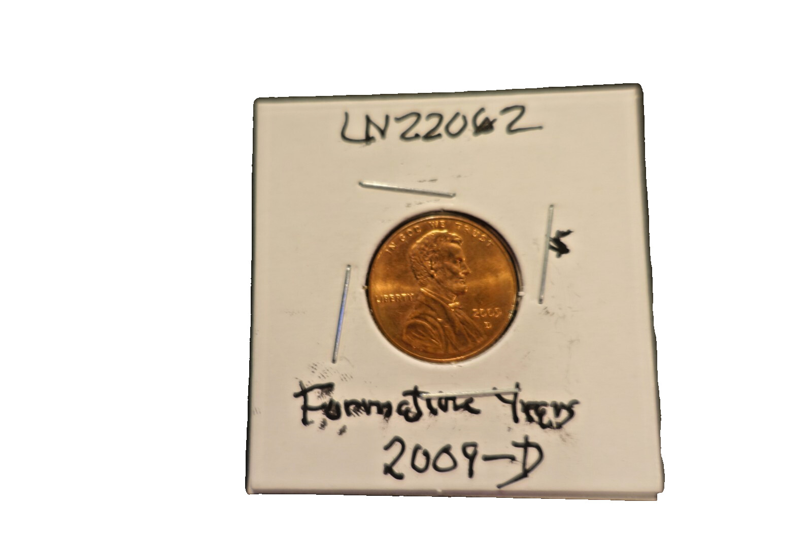 2009-D one cent Brilliant Uncirculated Formative Years Penny