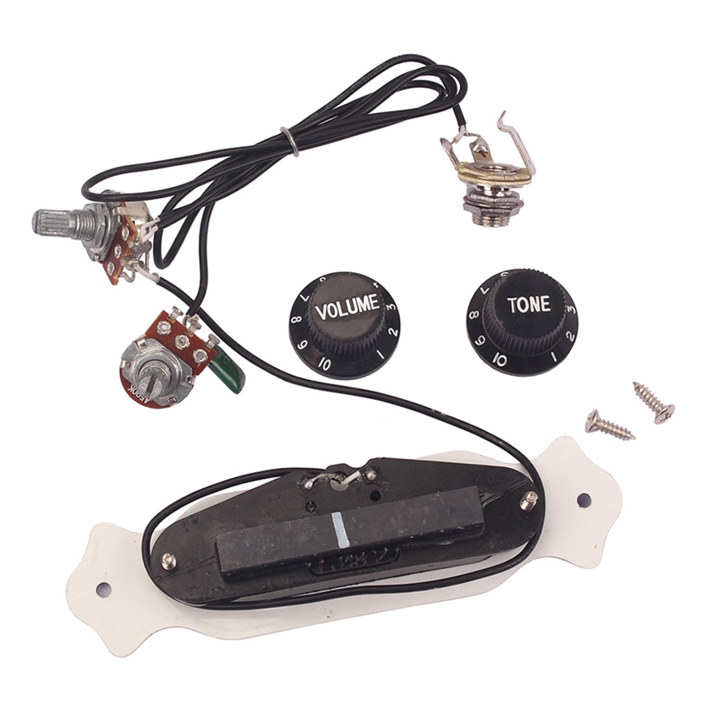 4 Guitar Pickup Volume Control w/ Volume Button for Ukulele