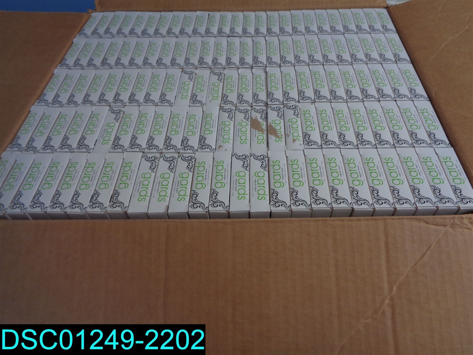 QTY=250: GARDS Regular Maxi Pads Individually Boxed