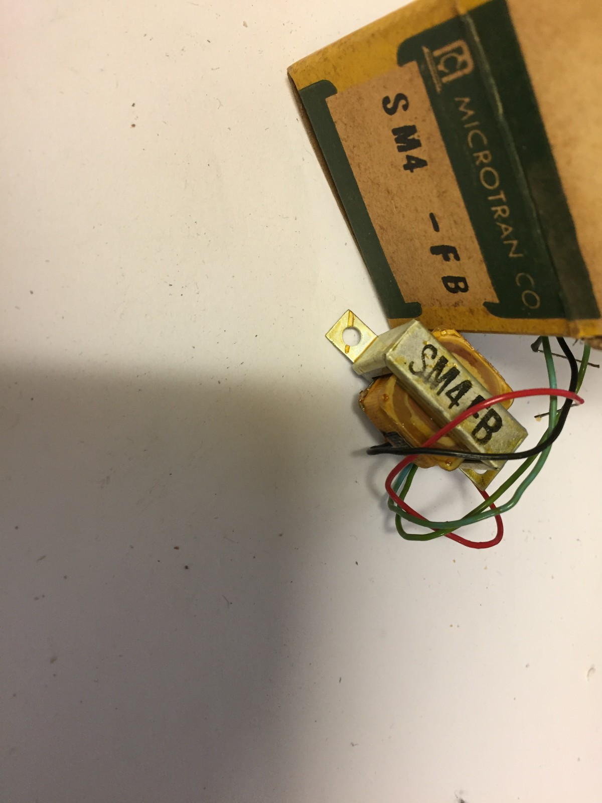 SM4-FB   MICROTRAN SUB  MINI AUDIO  TRANSFORMER  30,000 PRI 50 SEC