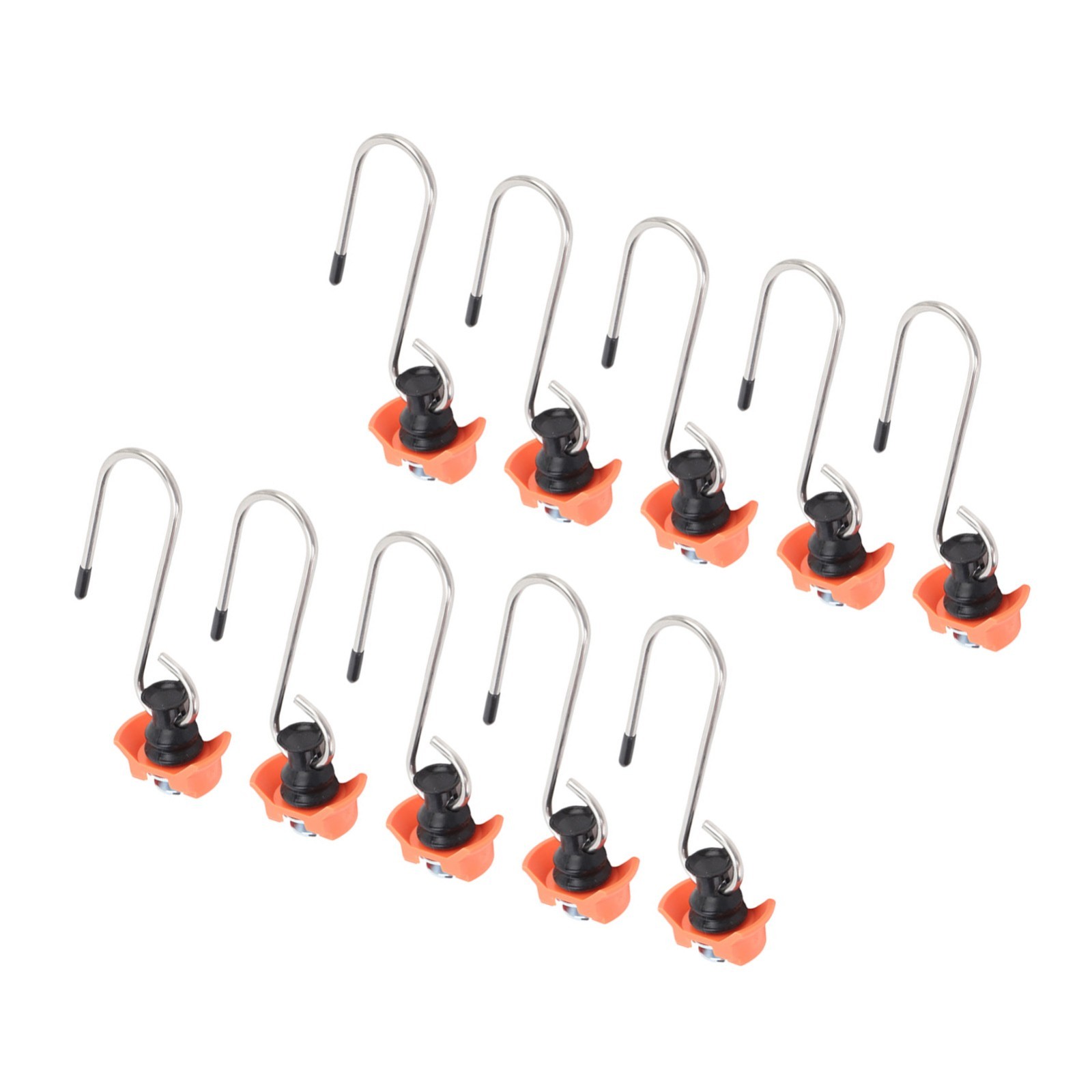 10PCS Single Stud Fitting L Track Tie Down Anchor with Hook for L Track Rails in