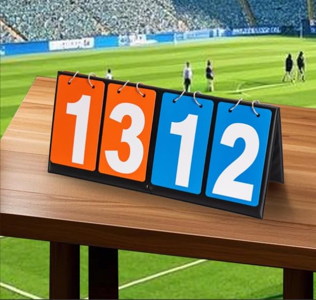 4-Digital Portable Table Top Scoreboard Flipper
