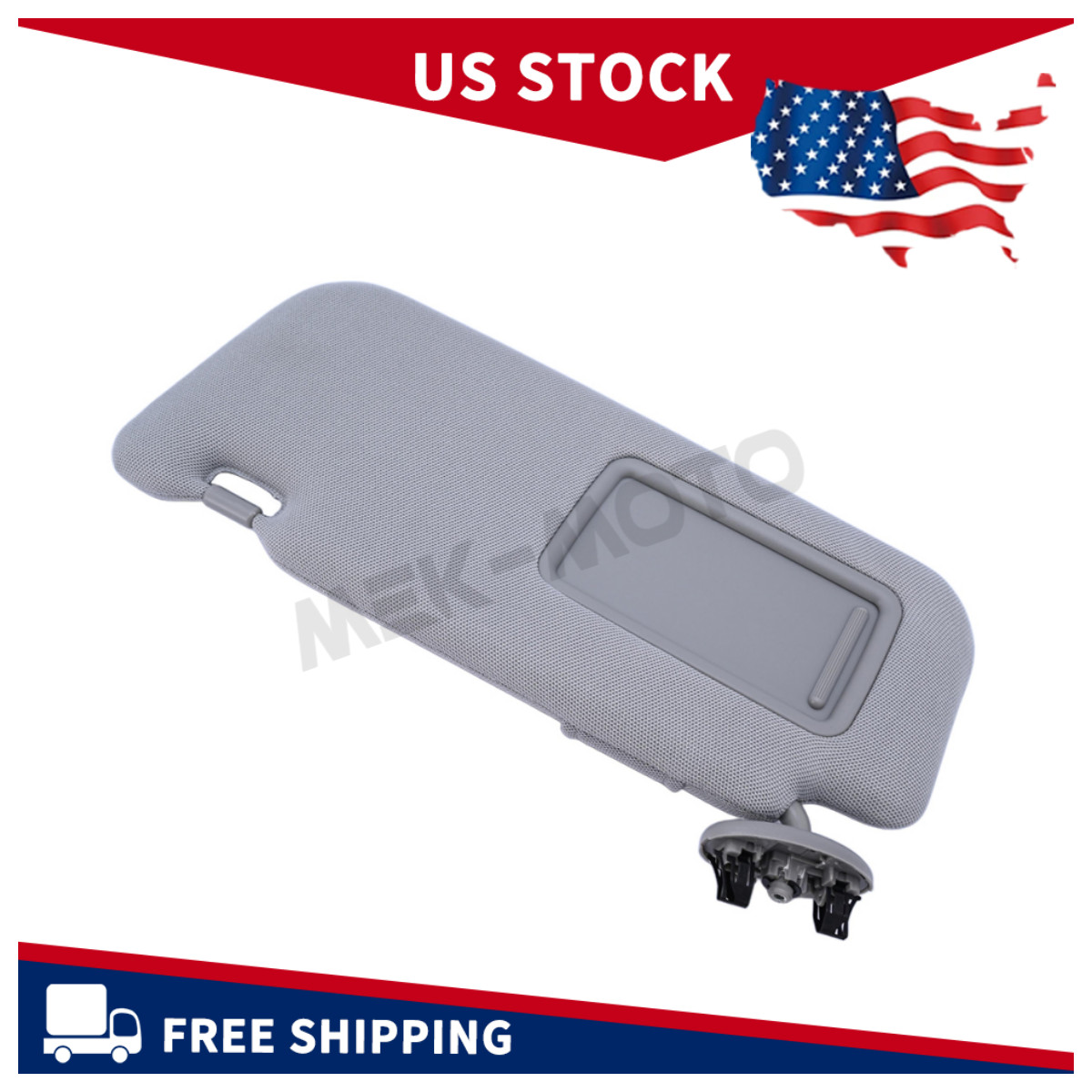 For 2009-2013 Toyota Corolla 74320-02711-E0 Grey Left Driver Side Sun Visor