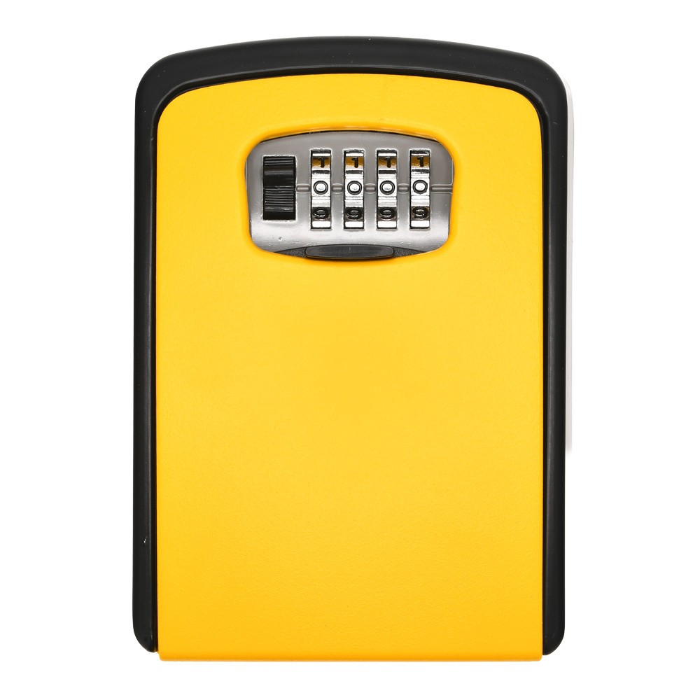 TSS Wall Mounted Combination Key Safe Large Yellow