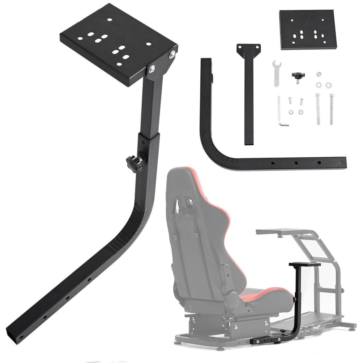 Hottoby Racing Simulator Cockpit Stand Shifter Stand Accessories For Our Stand