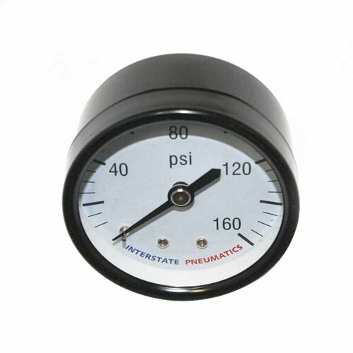 Interstate Pneumatic 1/4" NPT "T" Handle Regulator 0-125 PSI w/Gauge USA W1140T