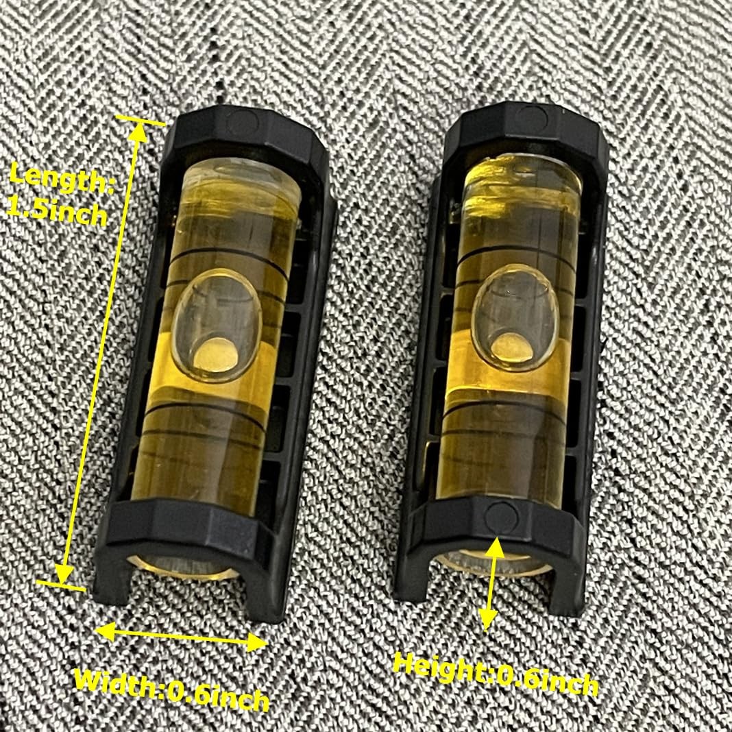 YMGBHNKJLS 5Pcs Gunsmith Level Gunsmithing Tools Scope Mounting Black