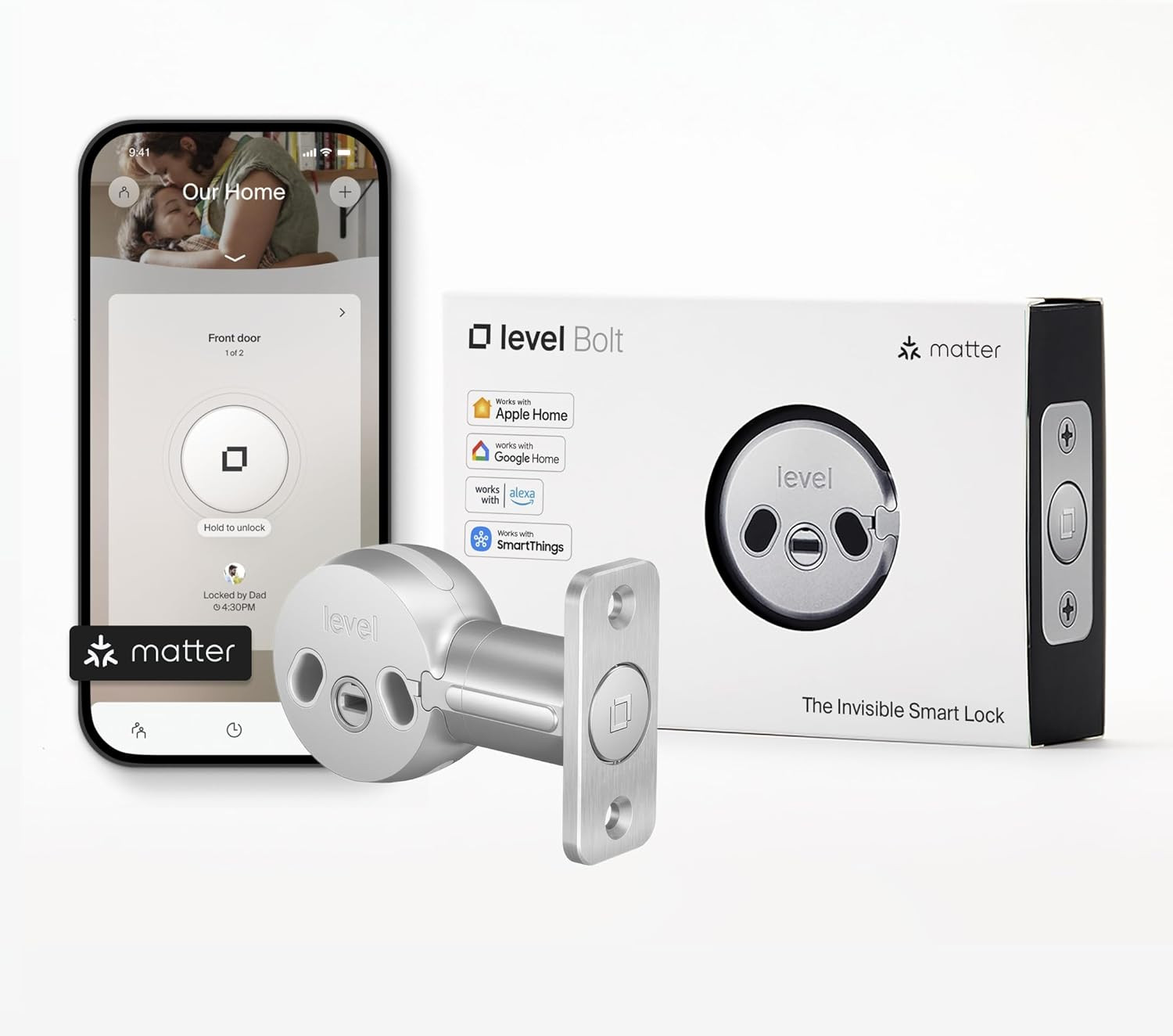 Bolt Smart Deadbolt - Make Your Lock Smart without Changing Keys or Hardware - M