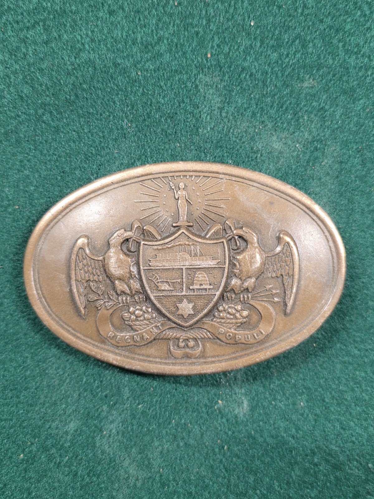 Arkansas Pea Ridge CS Belt Buckle Reproduction Wearable Modern Cast