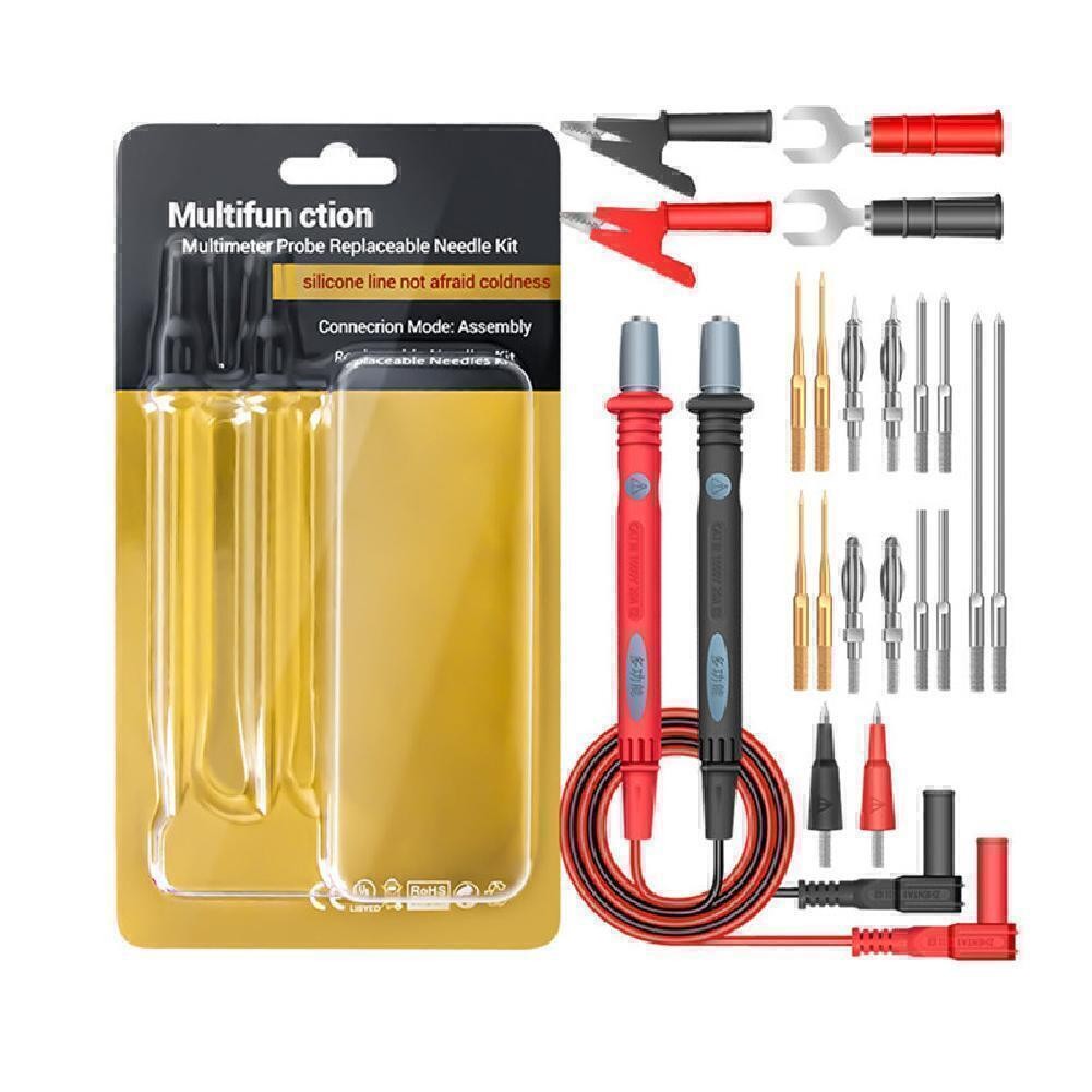 22Pcs Multifunction Universal Digital Multimeter Plug Leads For Electrical Test
