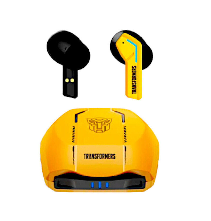 Transformers Wireless Bluetooth 5.3 Earphones Mic Built-In LED Headsets Gift Box