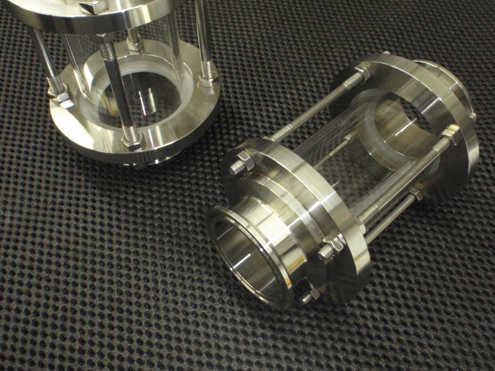 TCSG300 STAINLESS STEEL TRI CLAMP CLOVER SIGHT GLASS 3" O.D.  VACUUM 76mm
