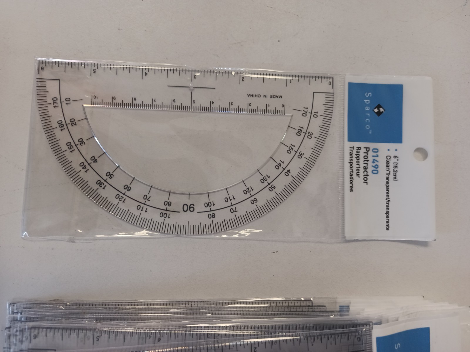 6" PROTRACTOR   20 PER PACK