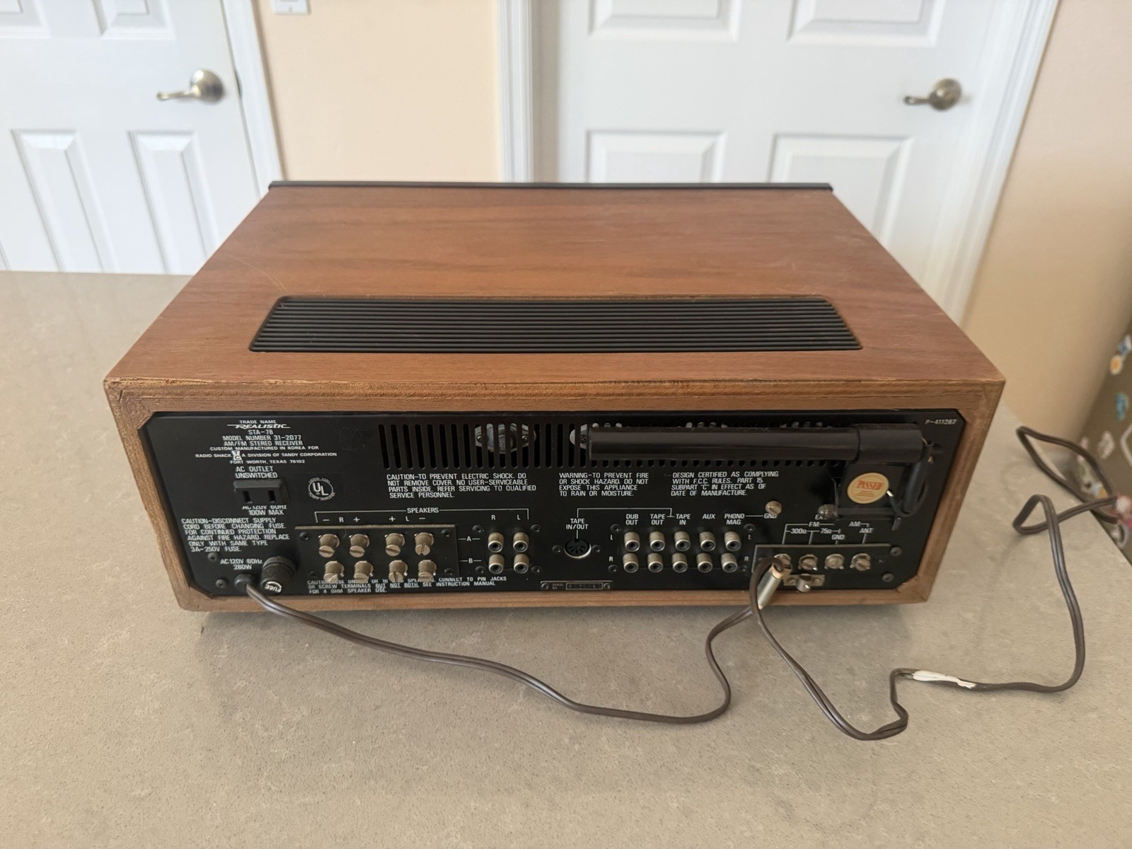 Realistic Sta-78 Stereo Receiver