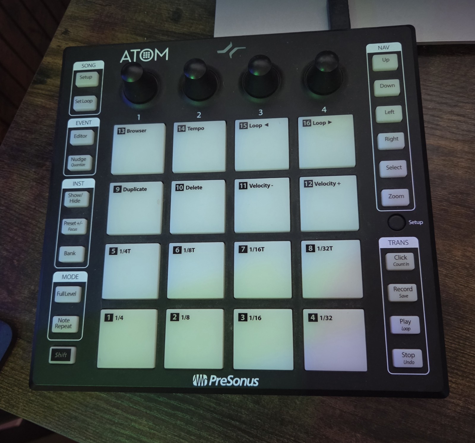 PreSonus Atom Production and Performance Pad Controller