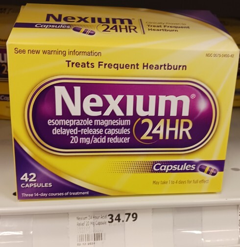 47%off -NO TARIFF- Nexium 24HR Heartburn Relief 20MG 42 cap-Exp01/28+ FreeShip