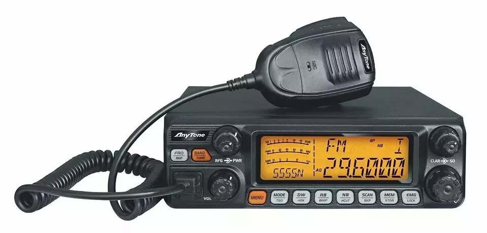 AnyTone AT-5555N II 10 Meter Radio for Truck, with CTCSS/DCS Function