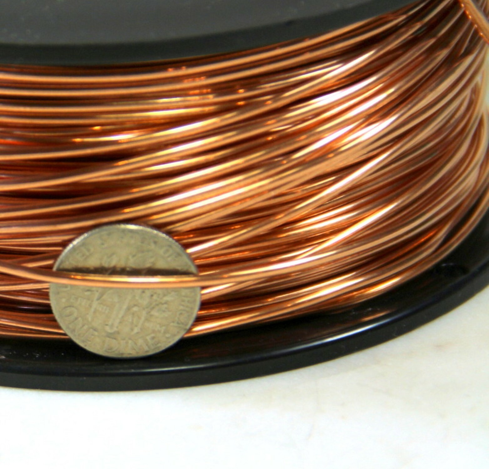 Copper Wire, HALF ROUND, 14 Gauge, Dead Soft, Copper Jewelry Wire, 10 Feet, 25