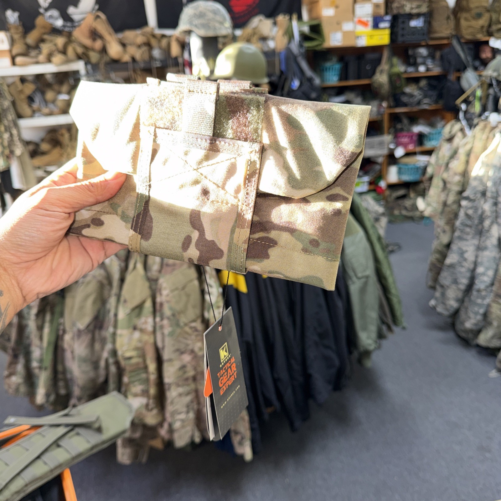 KRYDEX Molle Dump Pouch Roll-Up Drawstring Magazine Utility Pouch Folding Dump