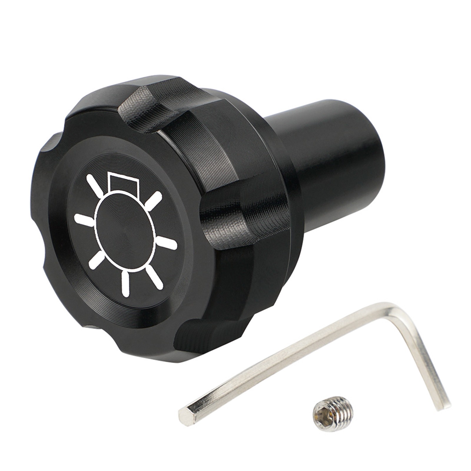 Billet Aluminum Headlight Knob For Ford F-150 F-250 F-350 Bronco 1992-1996 Black