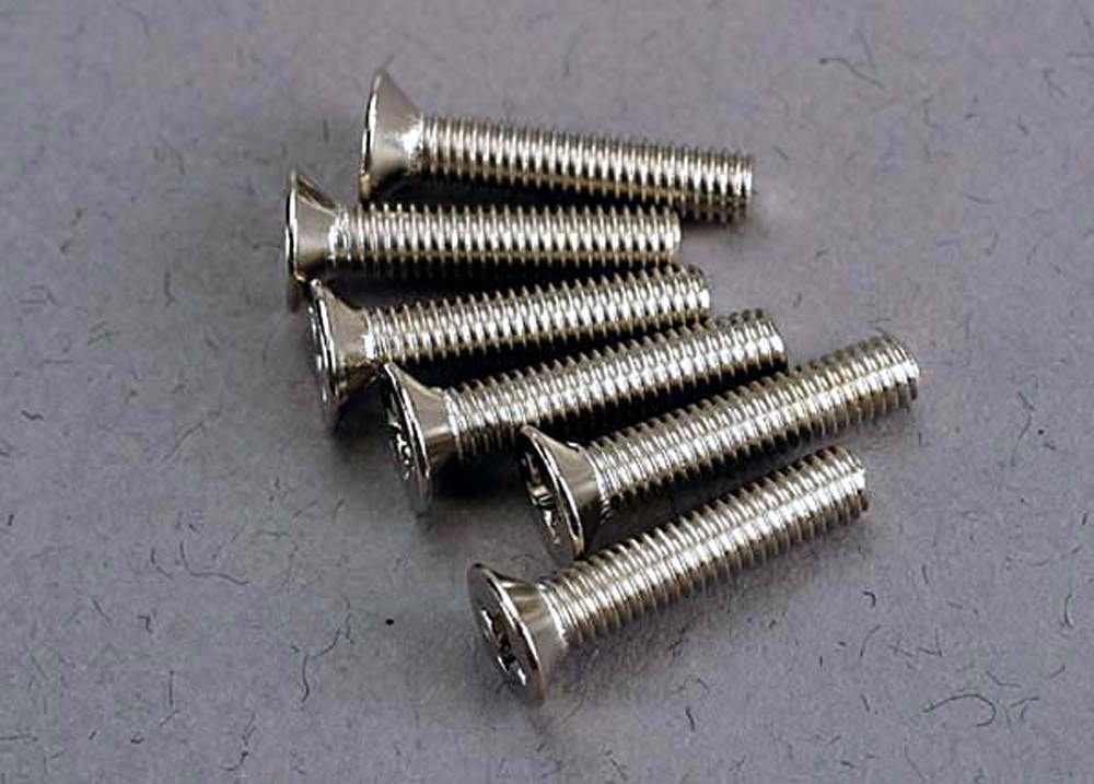 Traxxas 3179 - Countersunk Machine Screws 3x15mm (6)