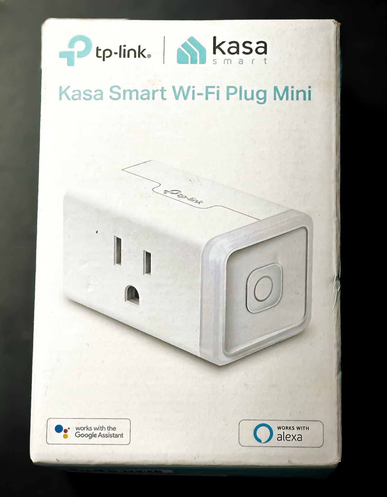TP-Link Kasa Smart Wi-Fi Plug Mini White HS105 Alexa and Google Compatible -120v