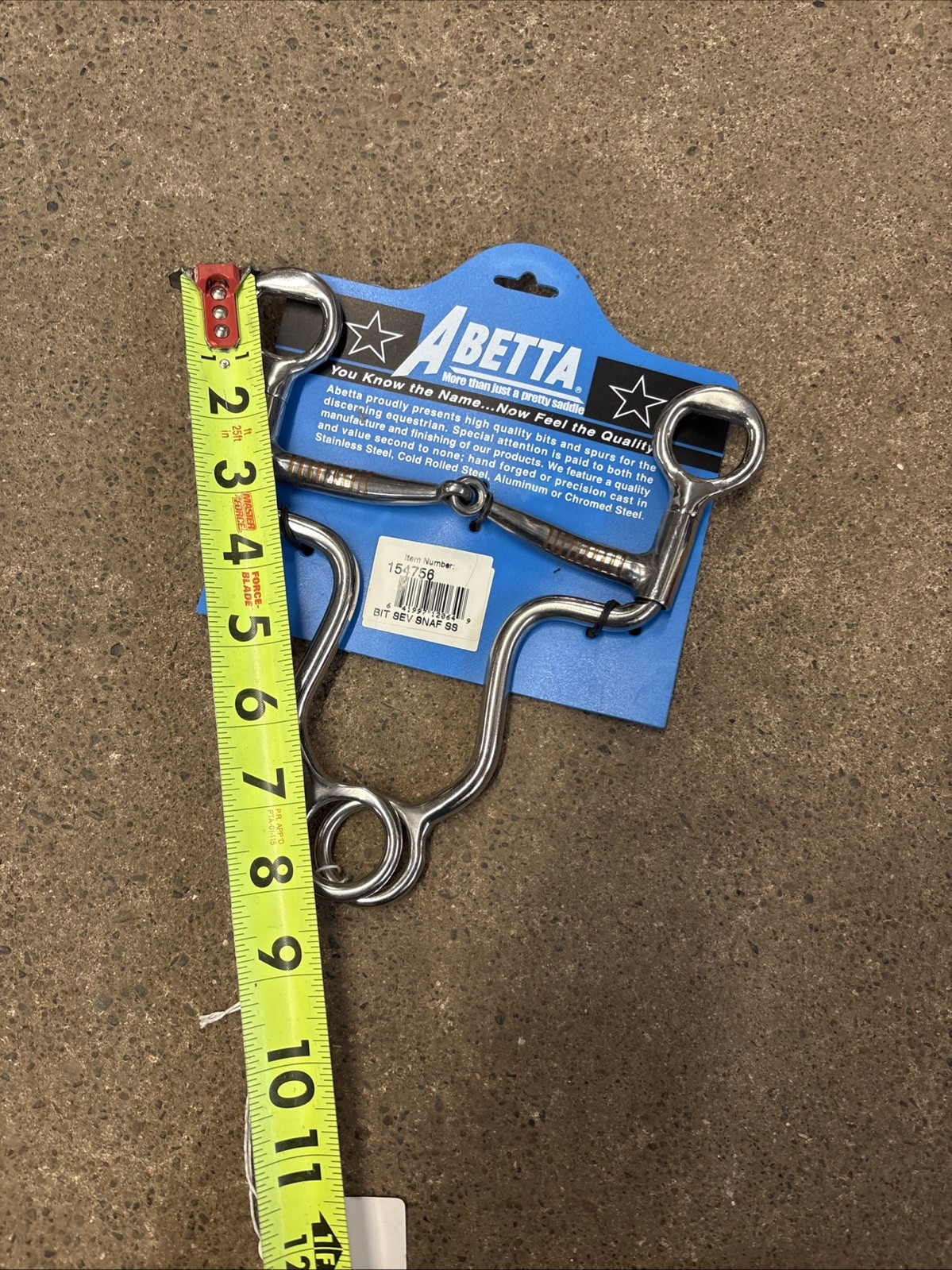 Calvary Shank Straight Snaffle Mouth