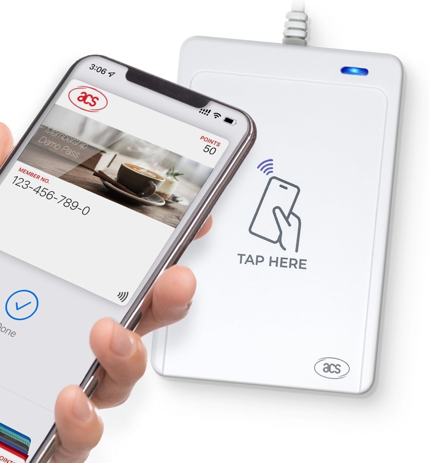 WalletMate II USB NFC Smart Card Reader – Apple VAS & Google Smart Tap Certified