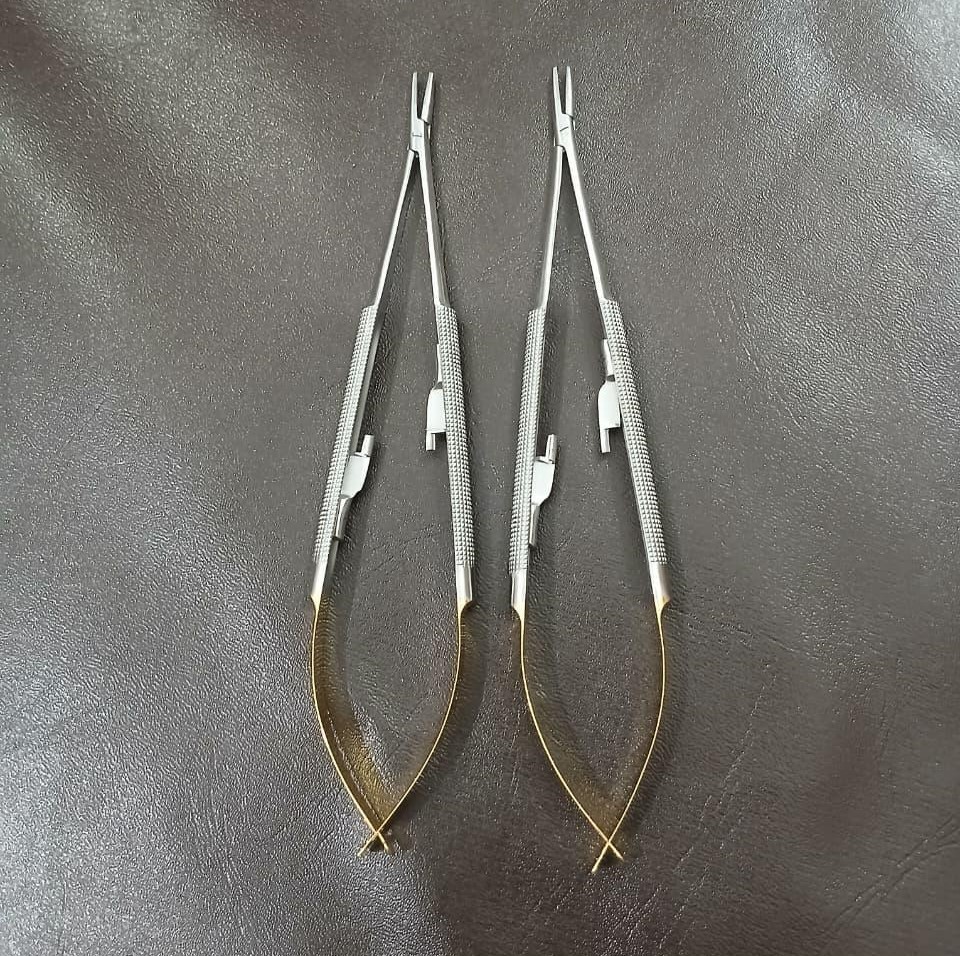 New HU FRIEDY Castroviejo straight Needle Holders NH5024R