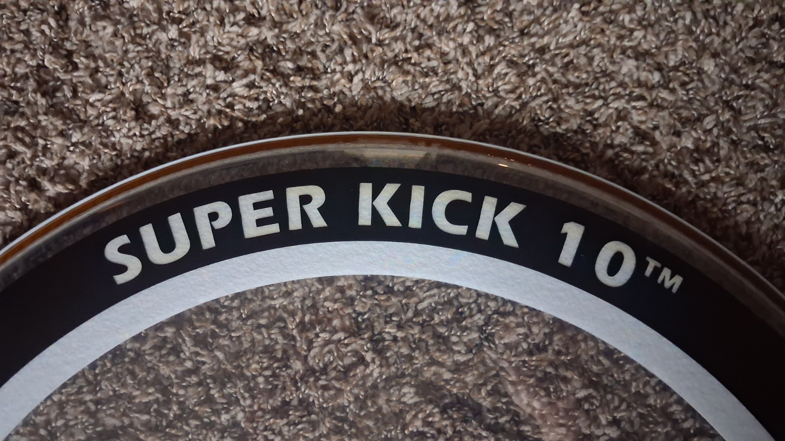 Aquarian Super Kick 10 Clear with Floating Muffle Ring - 24" (Bass Drum Head)