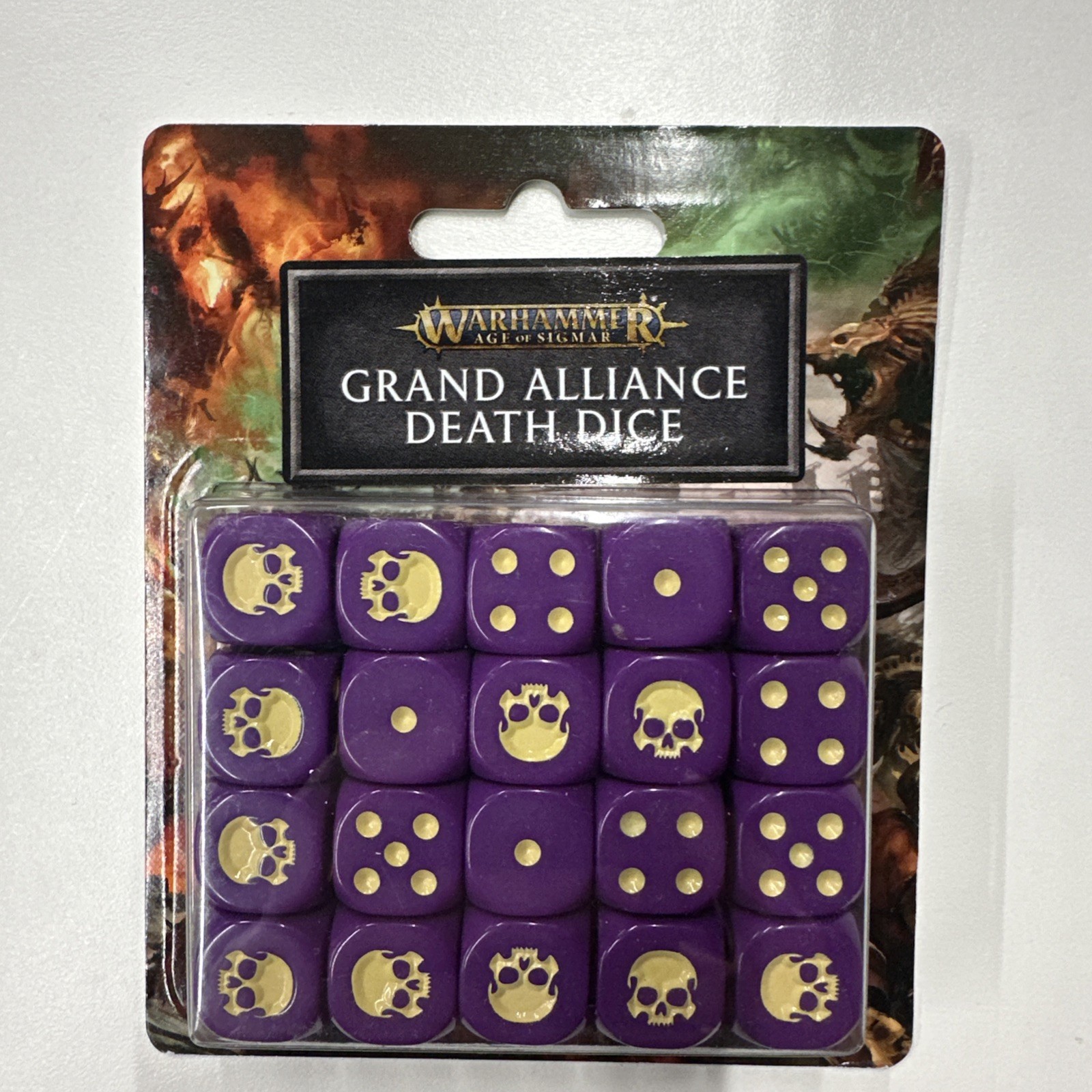 Warhammer Age of Sigmar: Grand Alliance Death Dice Set NIB & Sealed