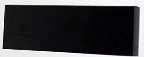 MI604 Black Paper Micarta, Knife Handle Scale 3/8 inch x 1.5 inch x 10 inch, 1pc