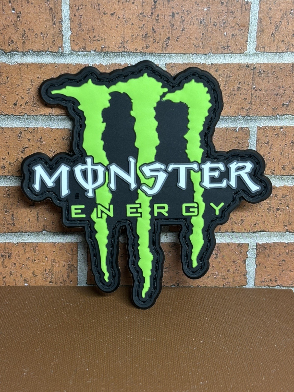 PVC Tactical Patch - Monster Energy Patch - Morale Patch - Hook Backed