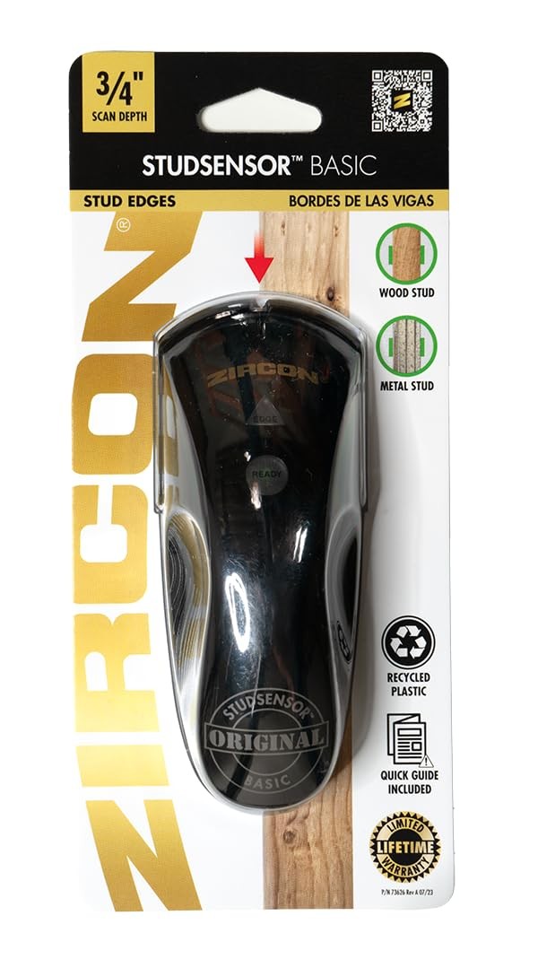 StudSensor Basic SL Wall Stud Finder Edge Detection Wood Metal Sensor Alert