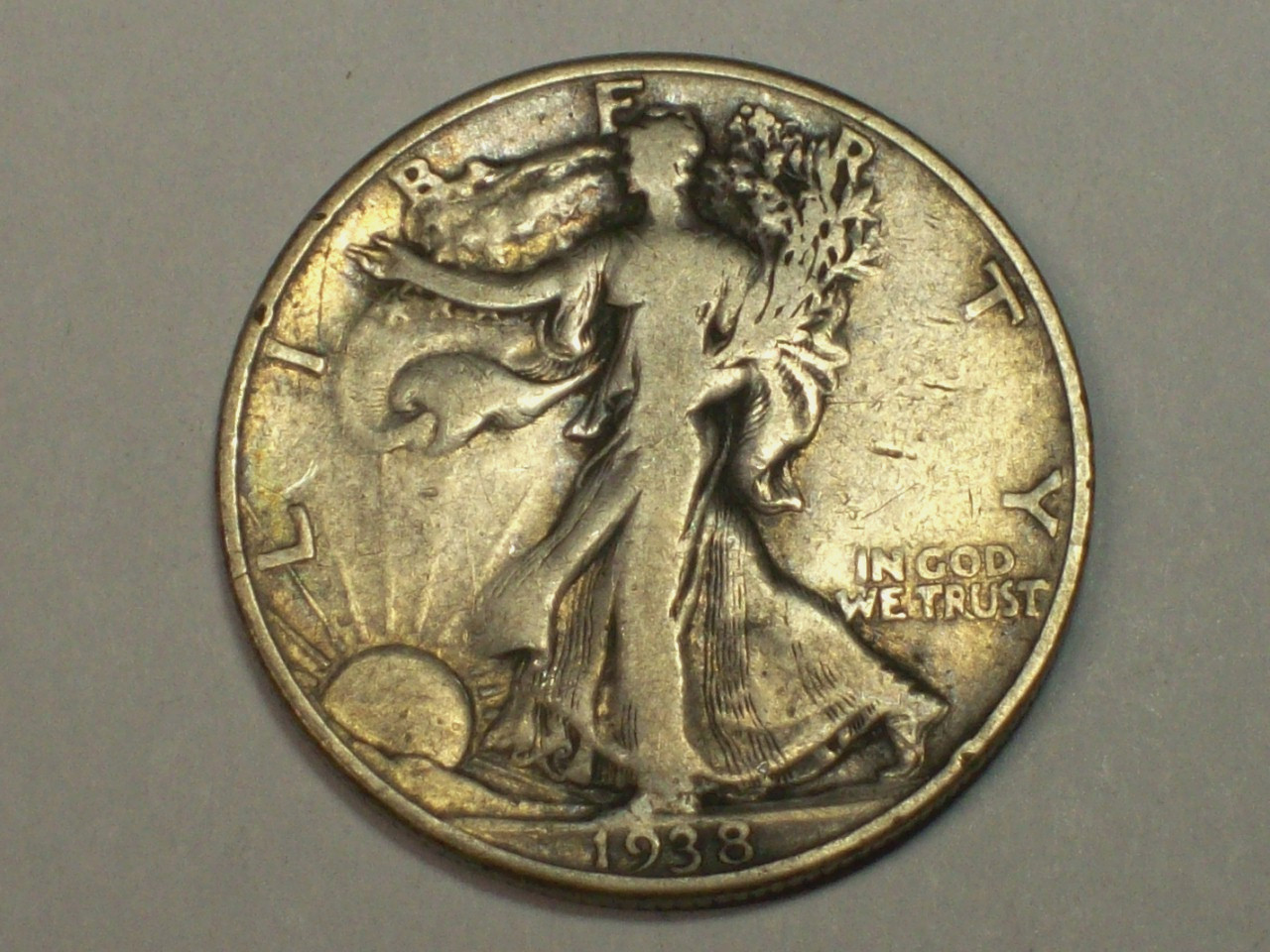 BETTER DATE 1938-D Walking Liberty Half Dollar   VG       SN8352