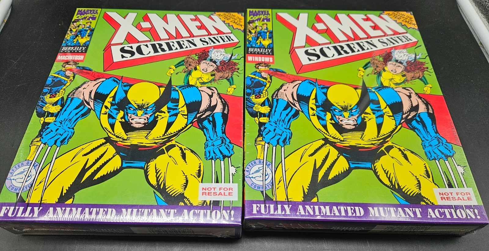 2 1994 SEALED X-MEN Screen Savers several Berkeley Big Box WIN/MAC
