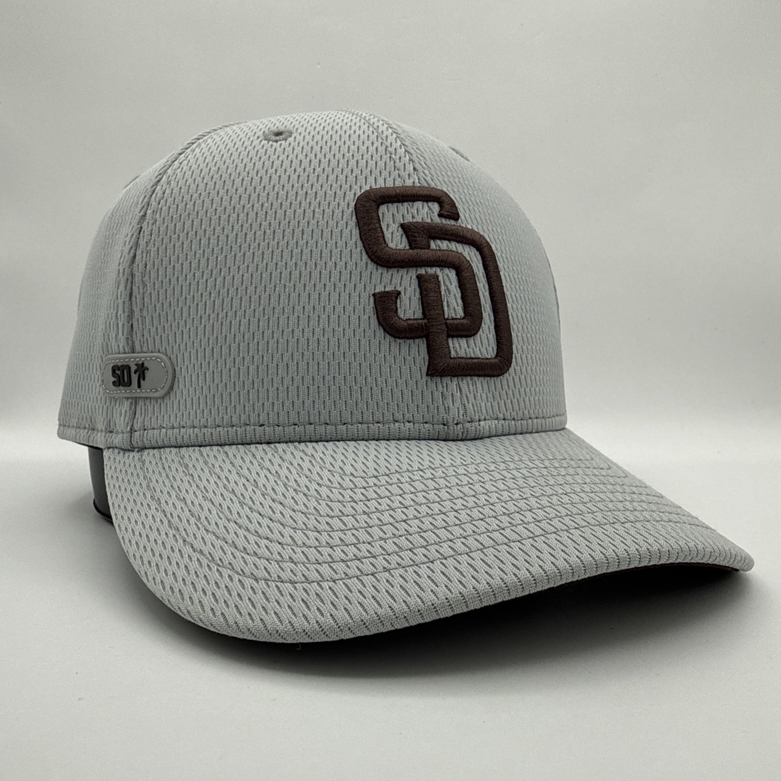 San Diego Padres New Era 9FORTY Cool Era Gray Adjustable Snapback Hat Micro Era