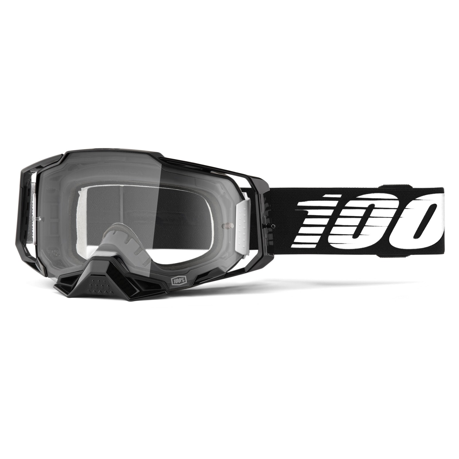 100% Armega Goggles (2025) Black 50004-00030 610-5320 5621-1005-00