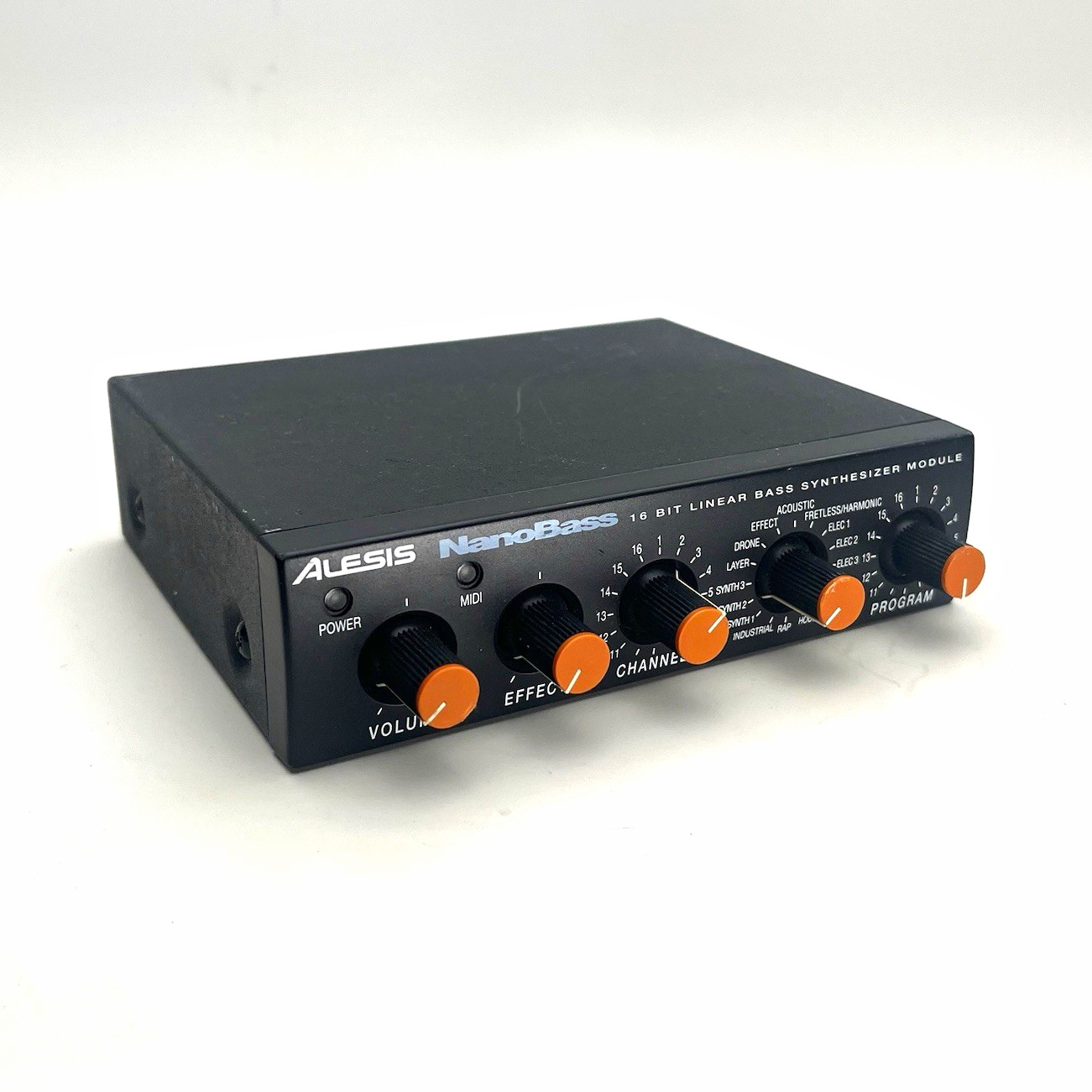 Alesis NanoBass 16-Bit Linear Digital Bass Synth Module w/ MIDI I/O/Thru