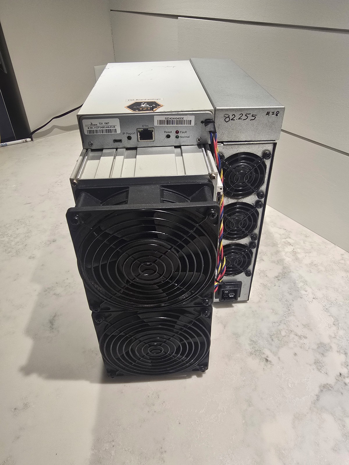 Antminer T21  190th Single Phase | APW171215A PSU | Tested Working