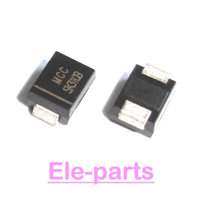 10 PCS SK310B DO-214AA SMB SK310 SMT 3 Amp Schottky Rectifier Diodes