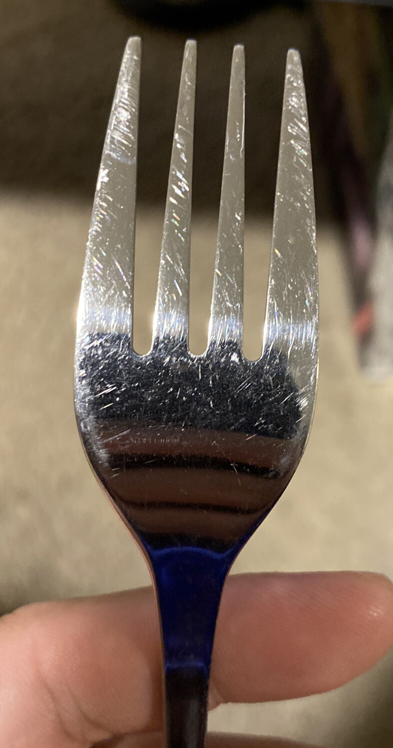Disney MICKEY MOUSE Stainless Pierced 18/8 Glossy Silverware Flatware Fork
