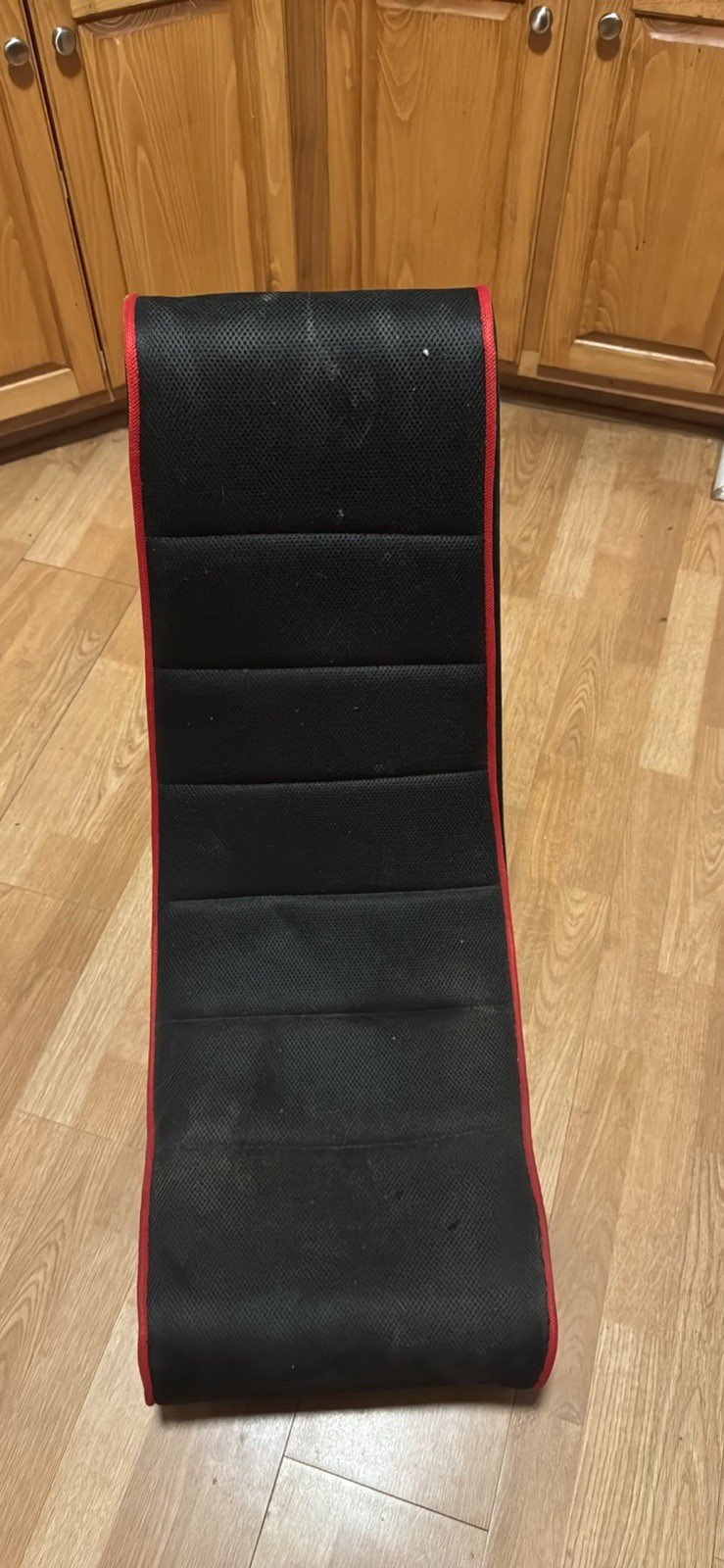 Classic Video Rocking Floor Game Chair for Kids and Teens Black/Red